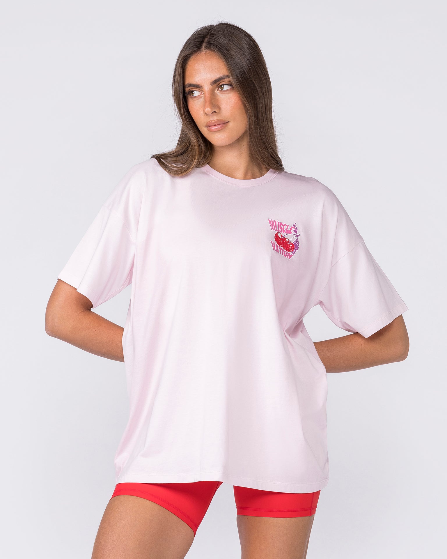 Crush Oversized Tee - Babydoll-T-Shirts-XXS-032613BBYDL-XXS-MNAPPRL49386-2-Muscle Nation