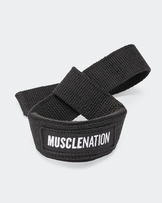 MN Lifting Straps - Black-Accessories-ACC1125207BLK-MNAPPRL47962-2-Muscle Nation