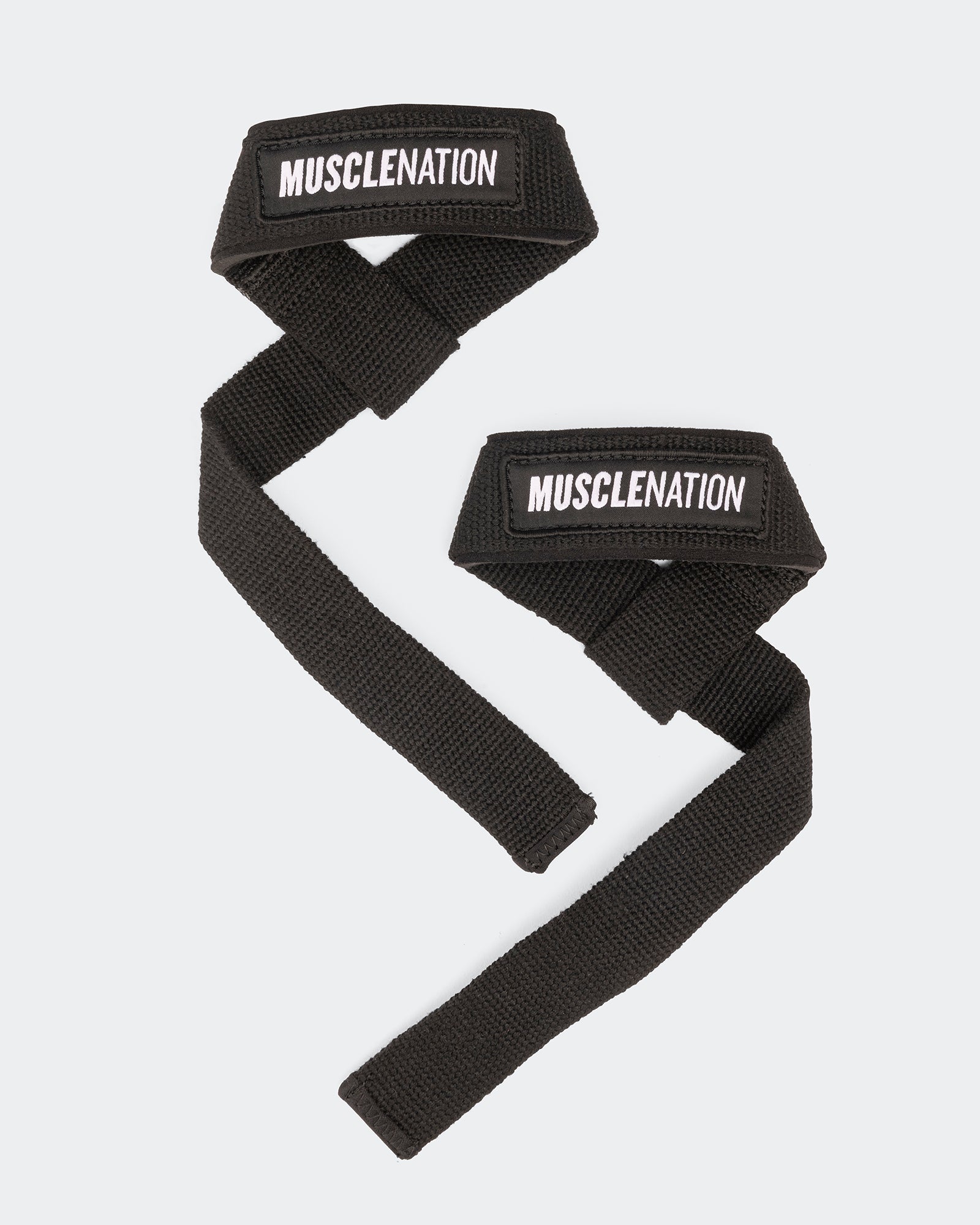 MN Lifting Straps - Black-Accessories-ACC1125207BLK-MNAPPRL47962-1-Muscle Nation