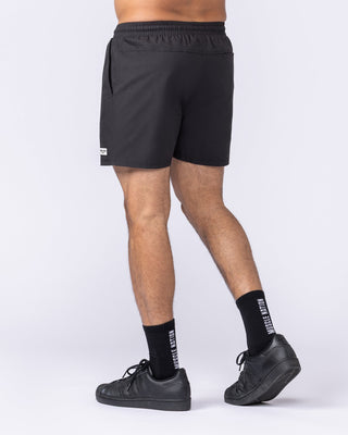 Daily 4" Shorts - Black-Shorts-S-112482BLK-S-MNAPPRL35529-2-Muscle Nation