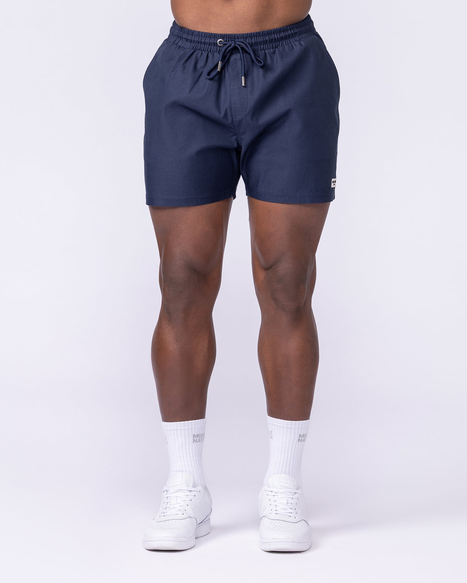Daily 4" Shorts - Navy-Shorts-S-1125164NAVY-S-MNAPPRL46983-3-Muscle Nation