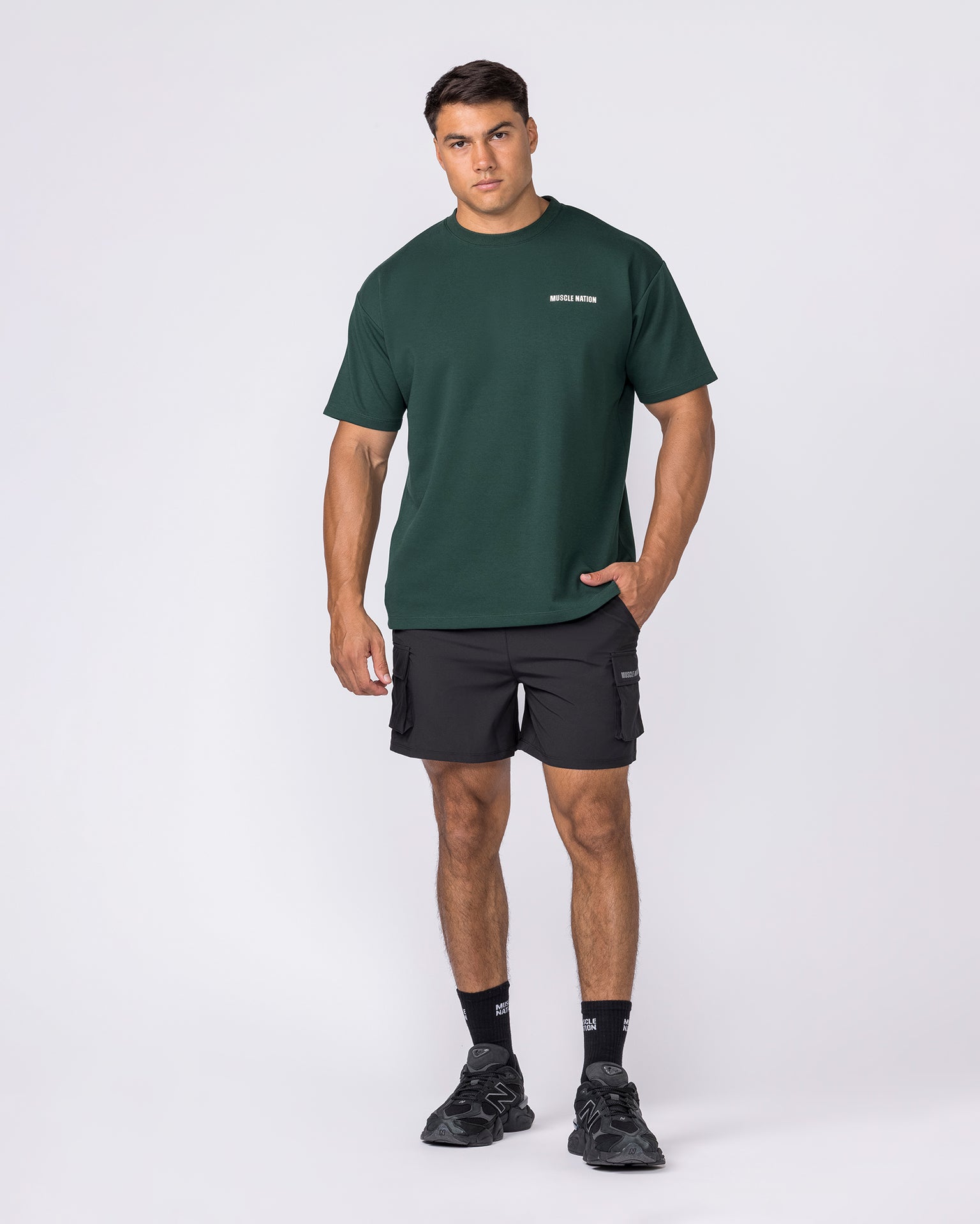 Daily Regular Fit Tee - Sporting Green-T-Shirts-S-042645SPTGRN-S-MNAPPRL50497-6-Muscle Nation