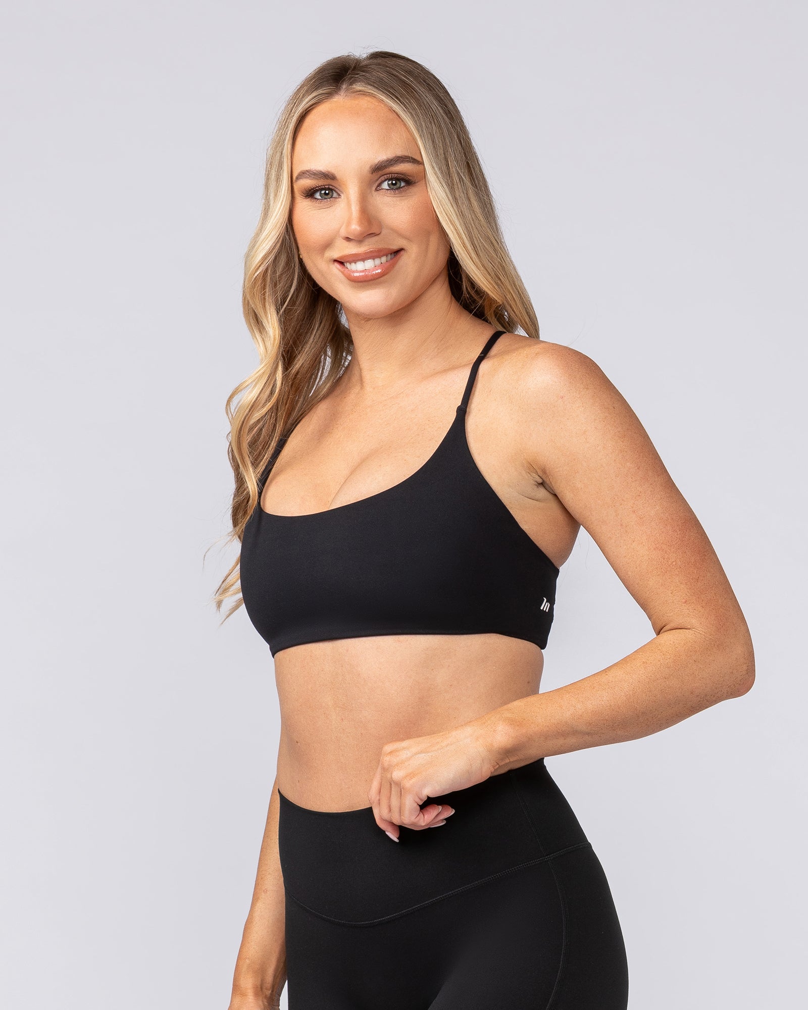 Darling Bralette - Black-Bralettes-XXS-082501BLK-XXS-MNAPPRL43611-3-Muscle Nation