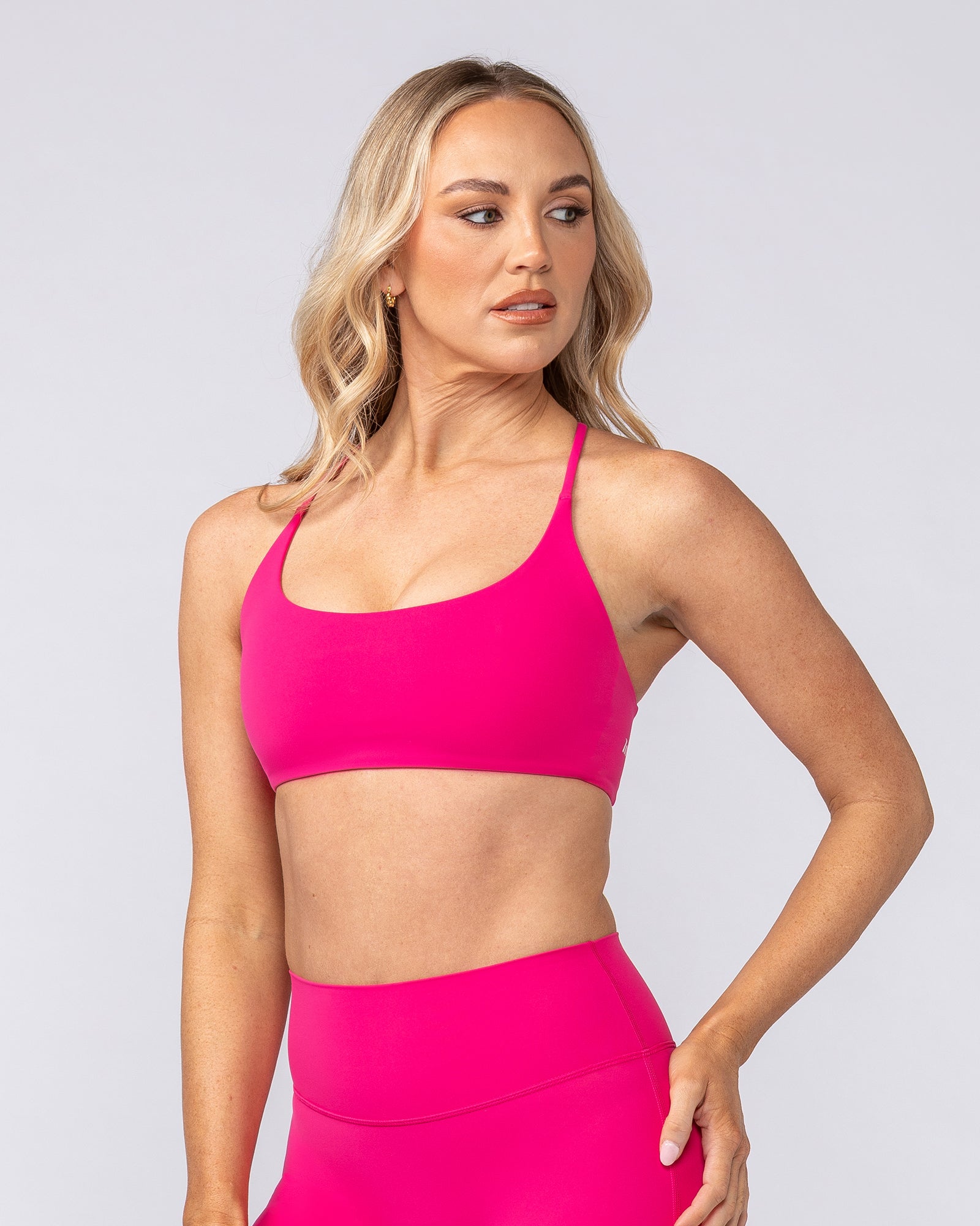 Darling Bralette - Raspberry-Bralettes-XXS-082501RASP-XXS-MNAPPRL43595-5-Muscle Nation