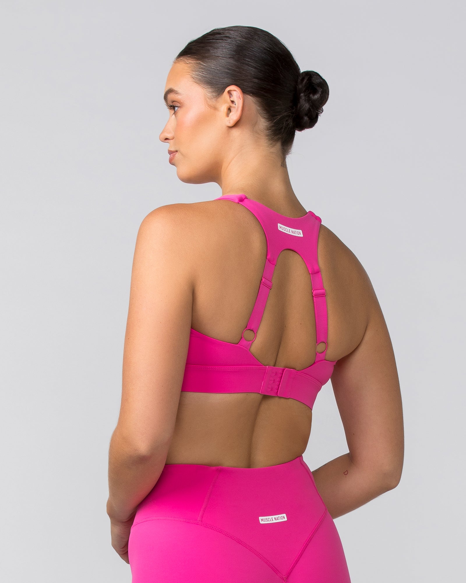 Ascend Bra - Luminous Pink-Sports Bras-XS-042401LUMIPNK-XS-MNAPPRL29938-5-Muscle Nation