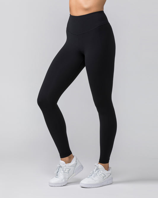 Contour Aura Full Length Leggings - Black-Leggings-XXS-042406BLK-XXS-MNAPPRL30082-4-Muscle Nation