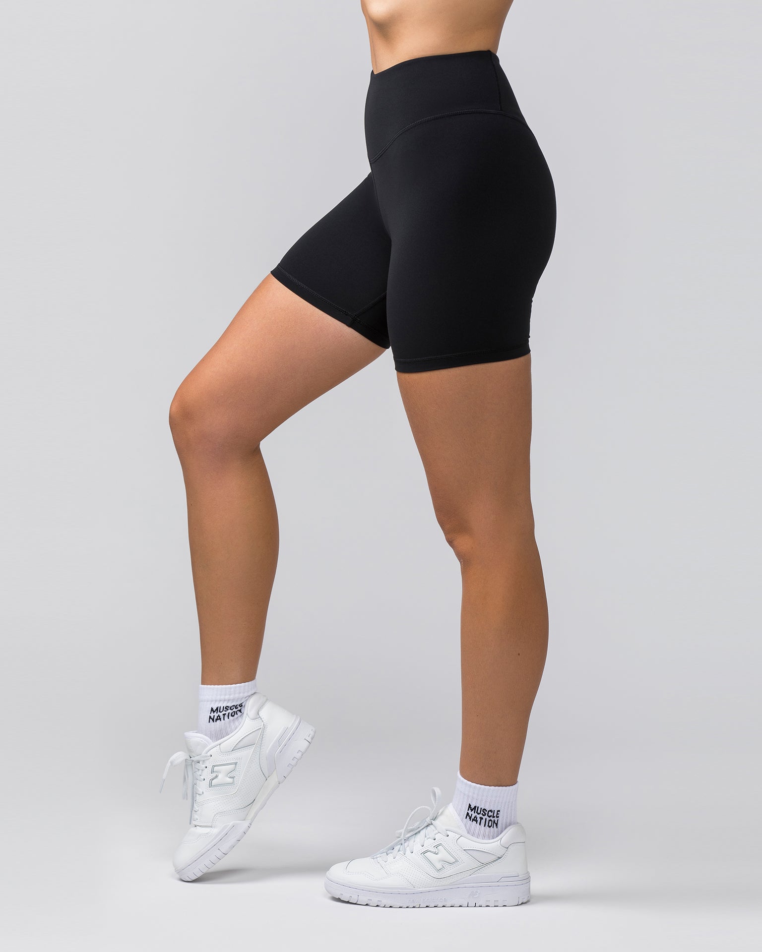 Contour Aura Bike Shorts - Black-Shorts-XXS-042405BLK-XXS-MNAPPRL30046-4-Muscle Nation