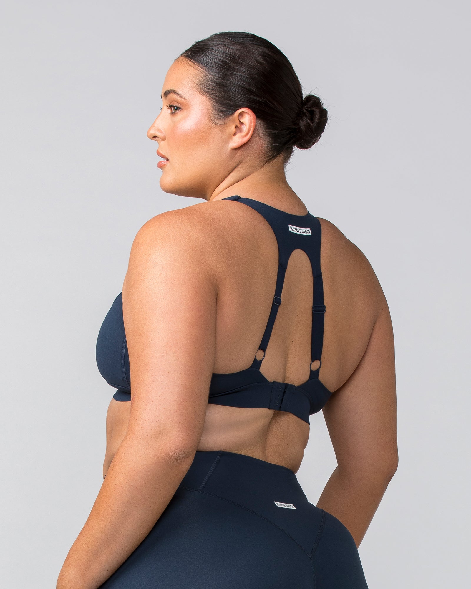 Ascend Bra - Navy-Sports Bras-XS-042401NAVY-XS-MNAPPRL29922-4-Muscle Nation