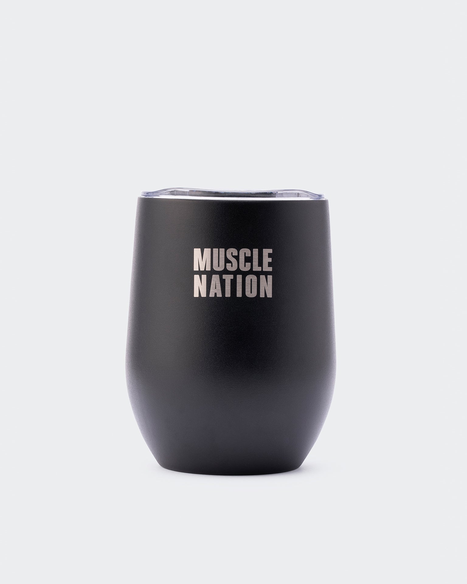 Thermal Cup - Black-Shakers & Bottles-ACC032425BLK-ONE-MNAPPRL29763-1-Muscle Nation