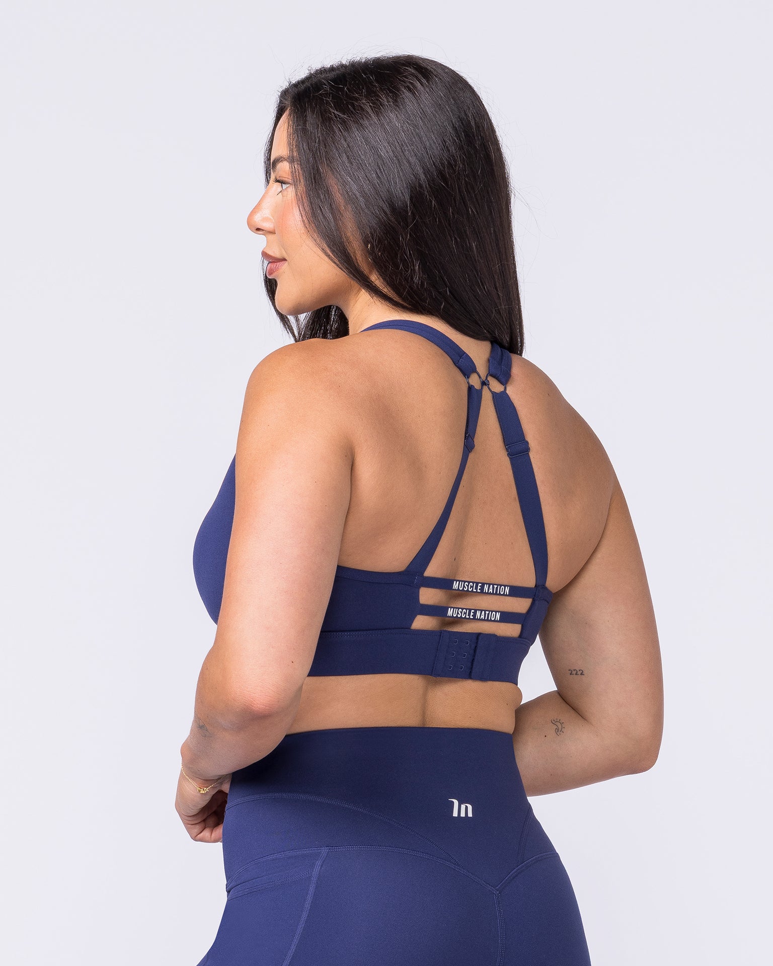 Elite Support Bra - Classic Navy-Sports Bras-XS-022608CNAVY-XS-MNAPPRL48438-3-Muscle Nation