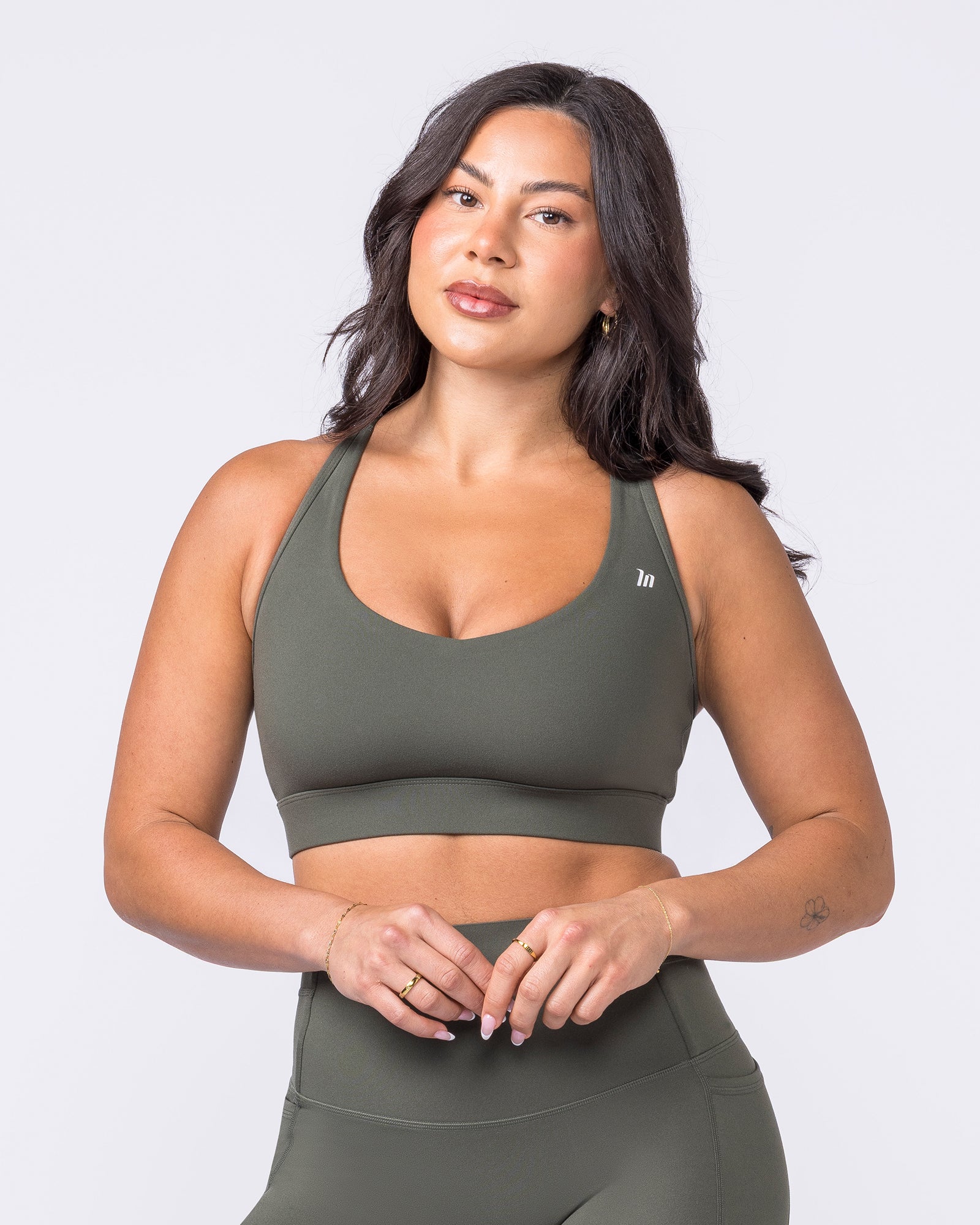 Elite Support Bra - Eucalyptus-Sports Bras-XS-022608EUYPTS-XS-MNAPPRL48422-5-Muscle Nation