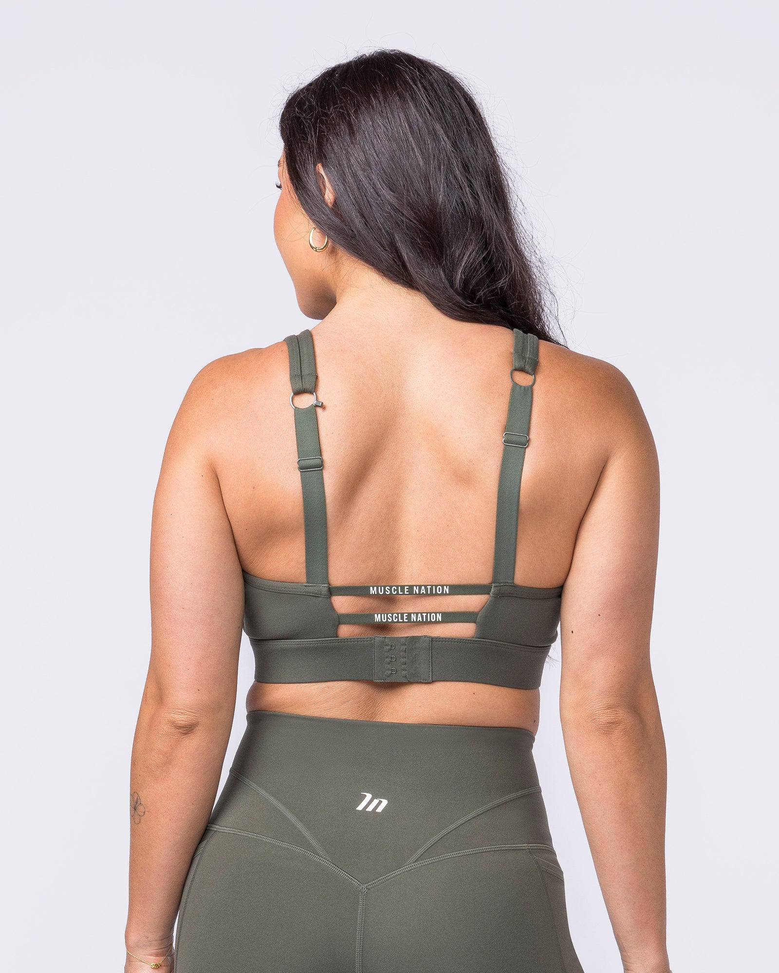 Elite Support Bra - Eucalyptus-Sports Bras-XS-022608EUYPTS-XS-MNAPPRL48422-9-Muscle Nation