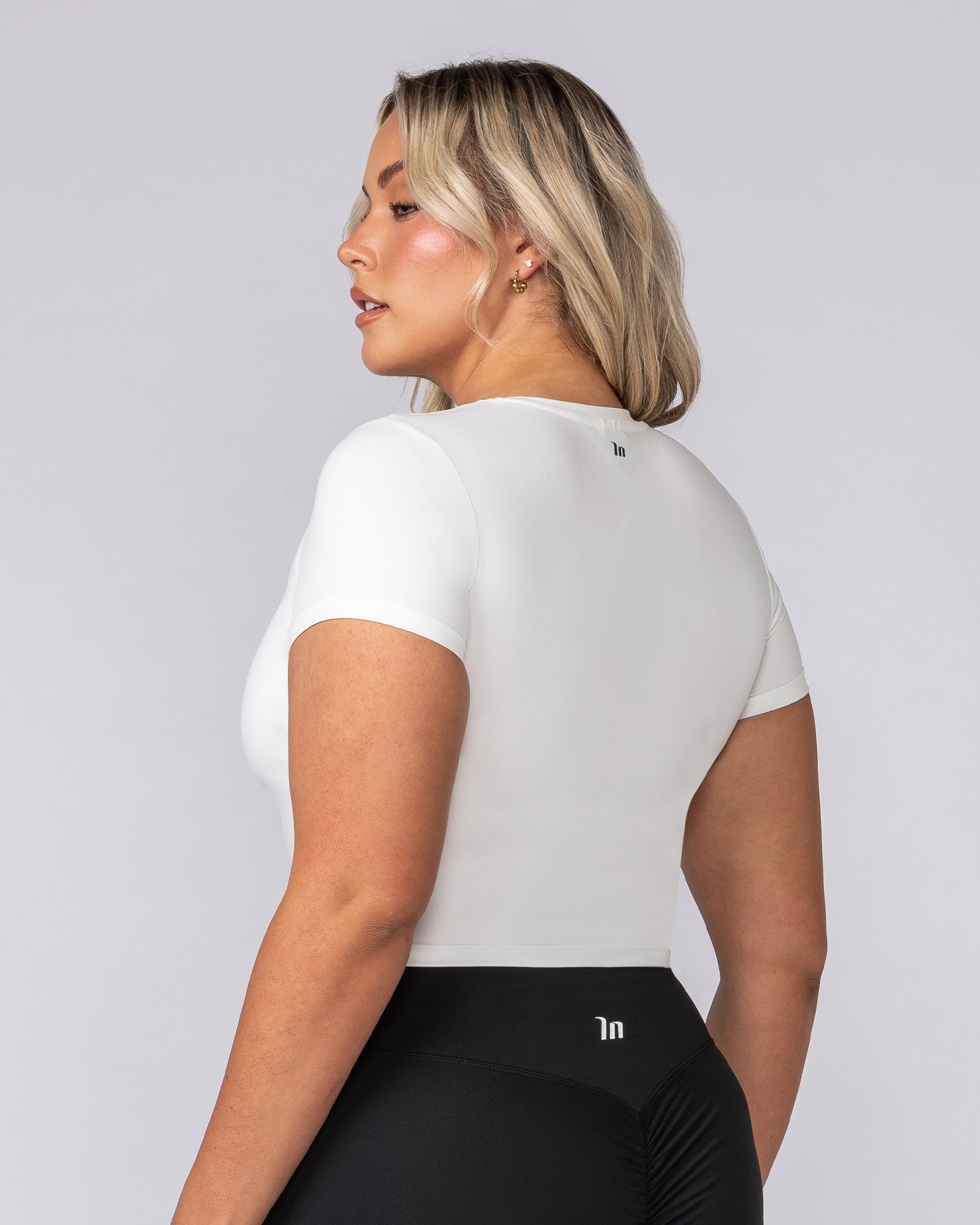 Essential Cropped Tee - Milk-Tops-XXS-062511MLK-XXS-MNAPPRL43101-3-Muscle Nation