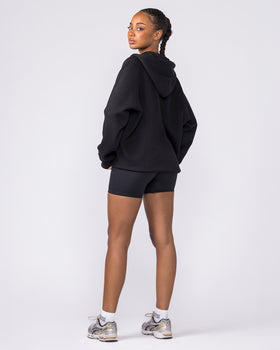 Essential Zip Hoodie - Black-Jumpers & Hoodies-XS-042632BLK-XS-MNAPPRL50309-7-Muscle Nation