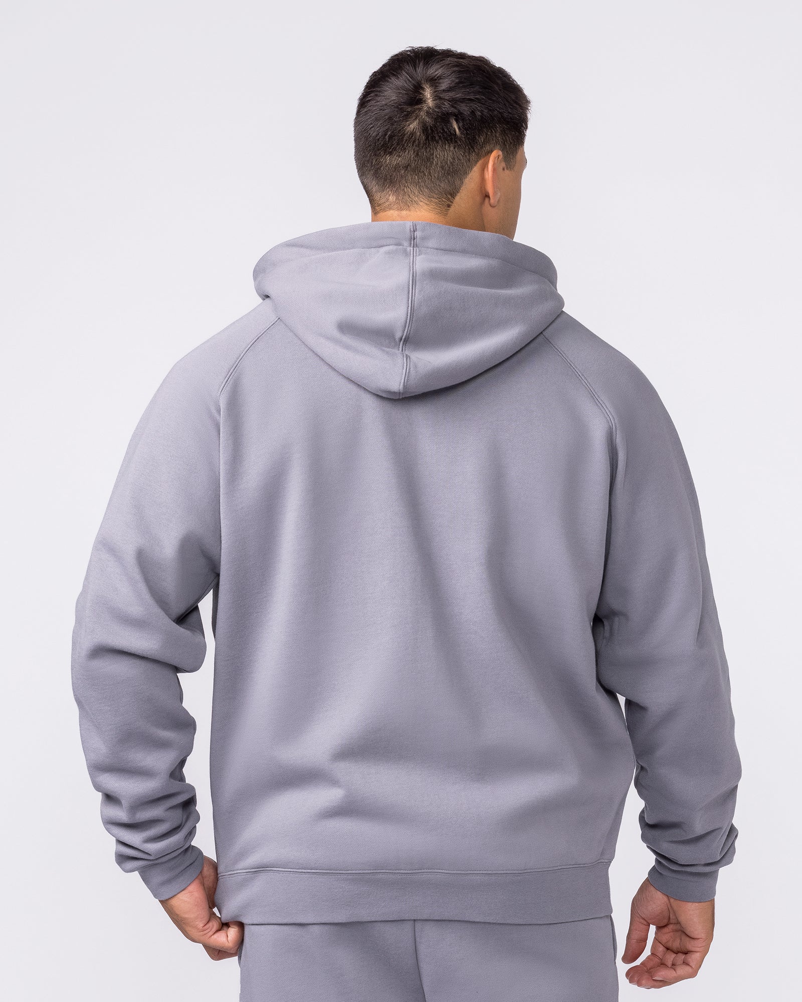 Essential Zip Hoodie - Cement-Jumpers & Hoodies-XS-042632CMT-XS-MNAPPRL50325-6-Muscle Nation