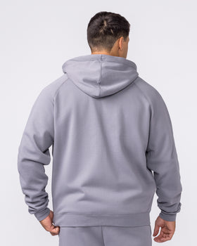 Essential Zip Hoodie - Cement-Jumpers & Hoodies-XS-042632CMT-XS-MNAPPRL50325-6-Muscle Nation