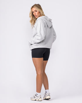 Essential Zip Hoodie - Grey Marl-Jumpers & Hoodies-XS-042632GRYMRL-XS-MNAPPRL50317-8-Muscle Nation