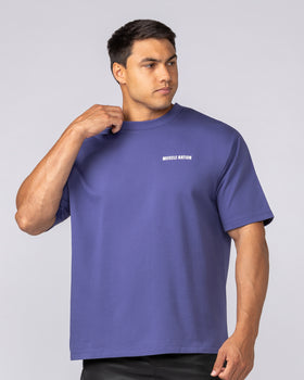 Essential Regular Fit Tee - Midnight-T-Shirts-S-062532MDNGHT-S-MNAPPRL43293-1-Muscle Nation