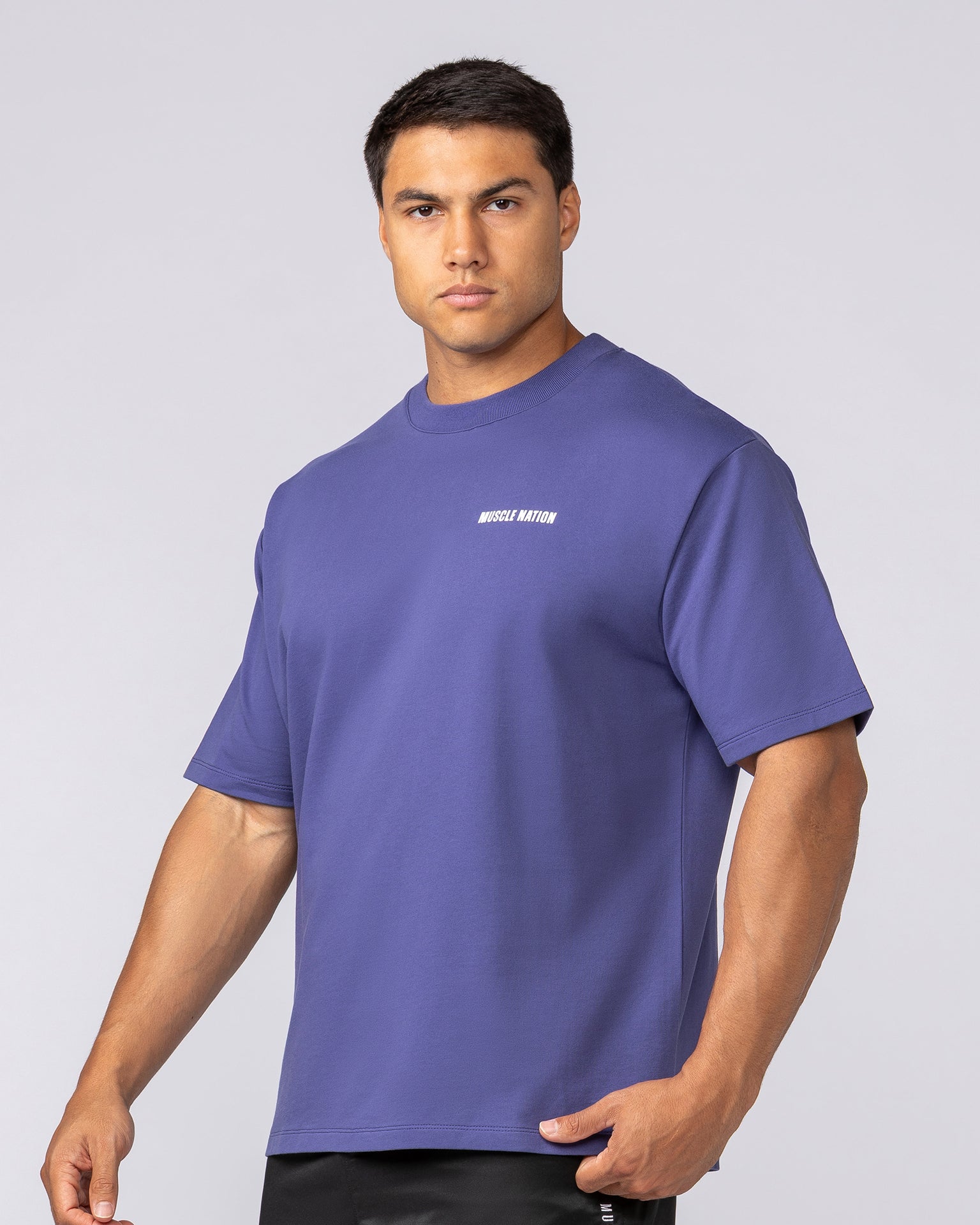 Essential Regular Fit Tee - Midnight-T-Shirts-S-062532MDNGHT-S-MNAPPRL43293-2-Muscle Nation