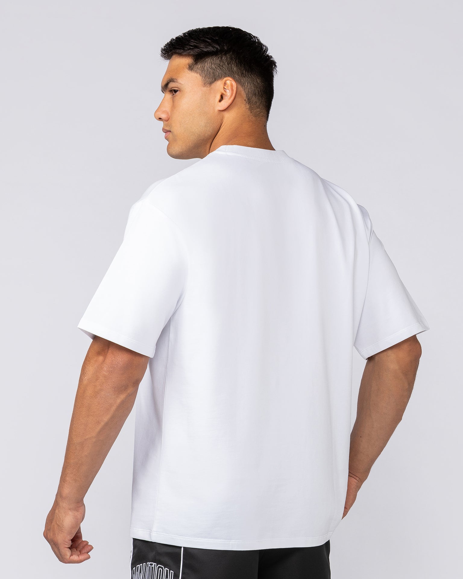 Essential Regular Fit Tee - White-T-Shirts-S-092522WHT-S-MNAPPRL44308-4-Muscle Nation