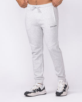 Essential Tech Pants - Grey Marl-Bottoms-S-042641GRYMRL-S-MNAPPRL50455-1-Muscle Nation