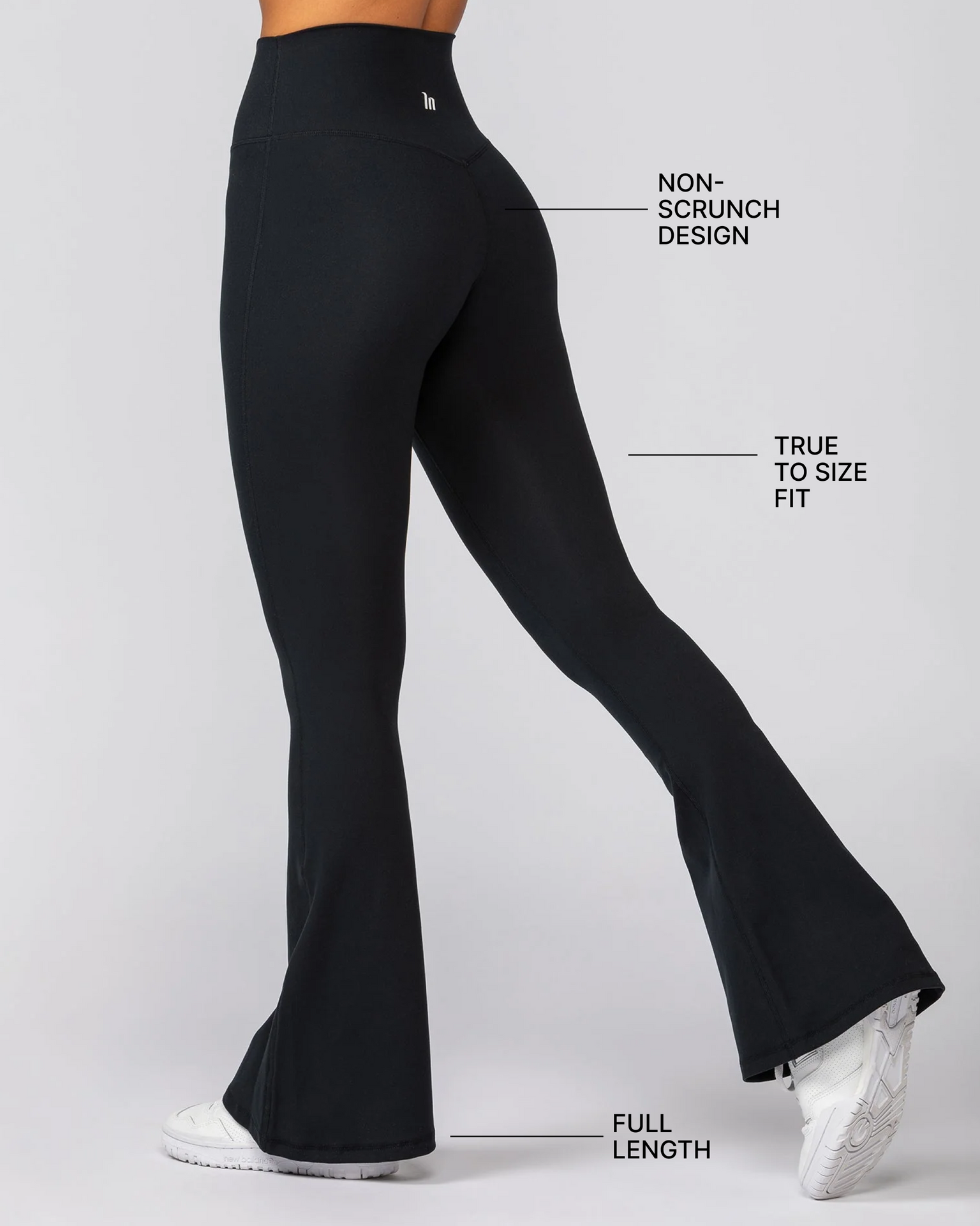 Zero Rise Everyday Flare Leggings - Black-Leggings-XXS-022525BLK-XXS-MNAPPRL41464-3-Muscle Nation