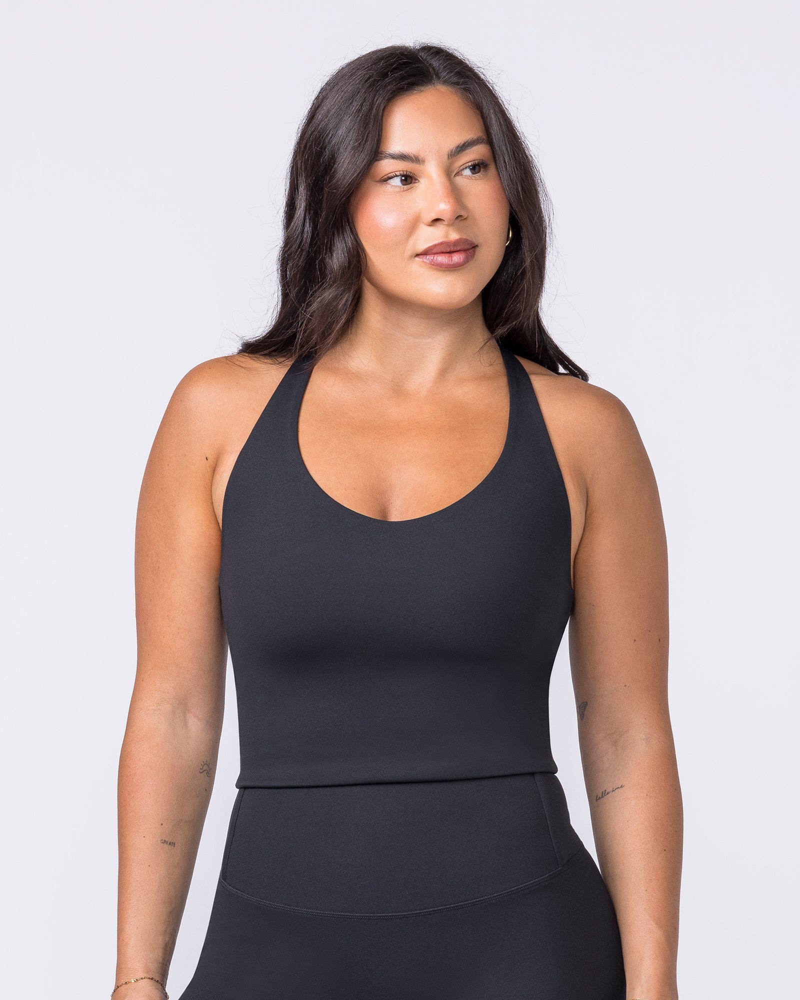 Everyday Form Cropped Tank - Black-Singlets & Tanks-XXS-022612BLK-XXS-MNAPPRL48560-1-Muscle Nation