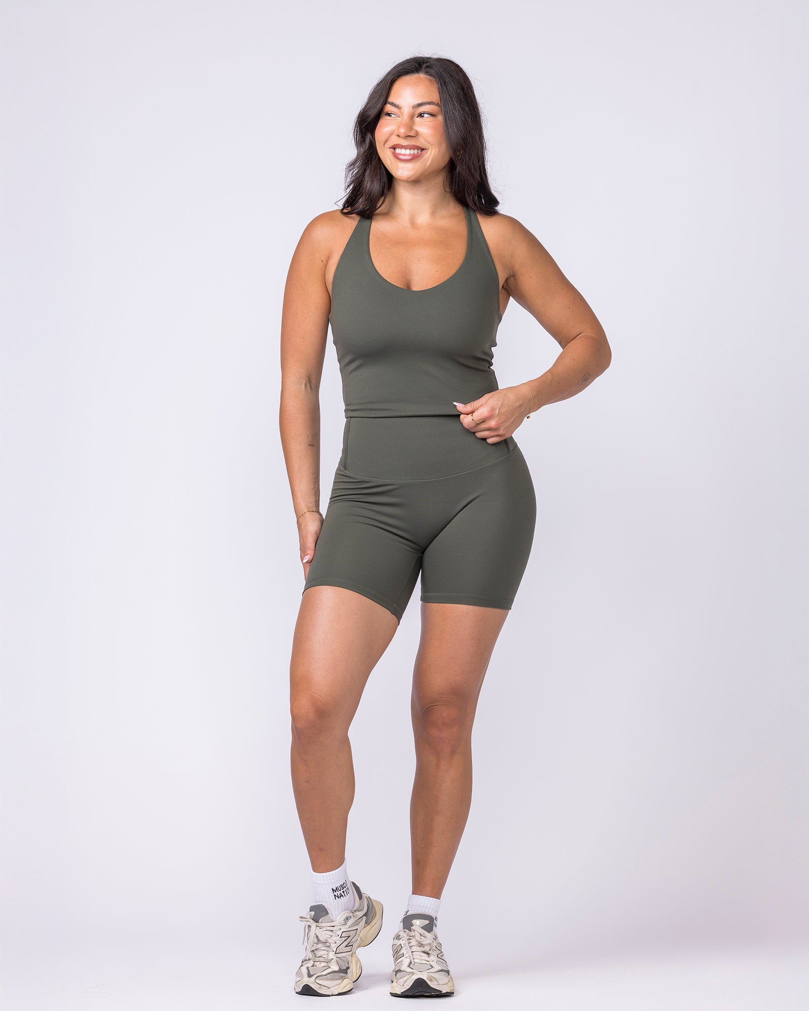 Everyday Form Cropped Tank - Eucalyptus-Singlets & Tanks-XXS-022612EUYPTS-XXS-MNAPPRL48524-5-Muscle Nation