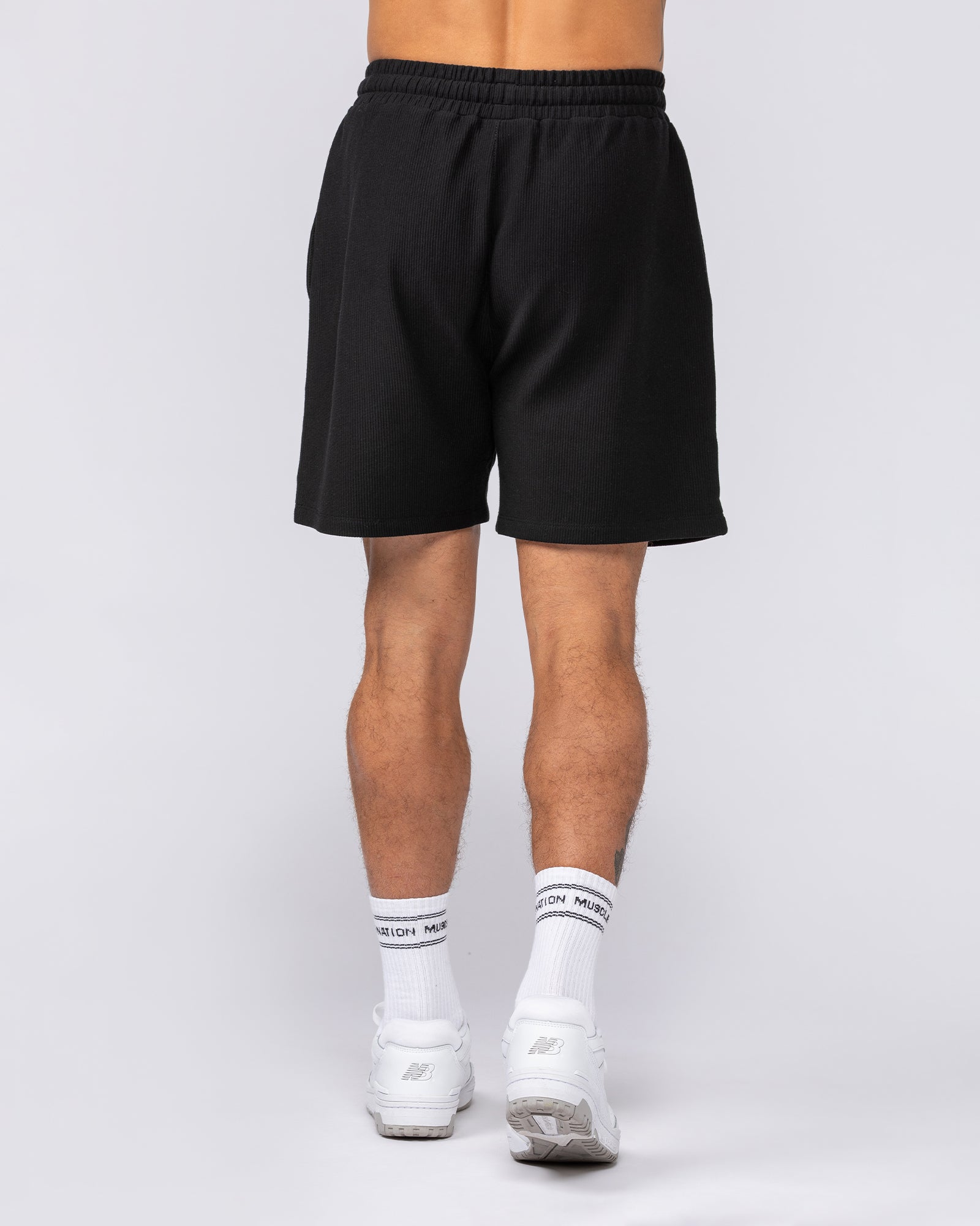 Everyday Jersey Shorts - Black-Shorts-S-082526BLK-S-MNAPPRL43907-5-Muscle Nation