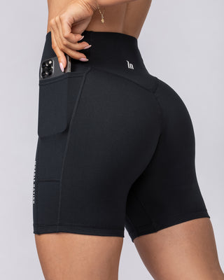 Everyday Pocket Bike Shorts - Black-Shorts-XXS-032404BLK-XXS-MNAPPRL29896-1-Muscle Nation