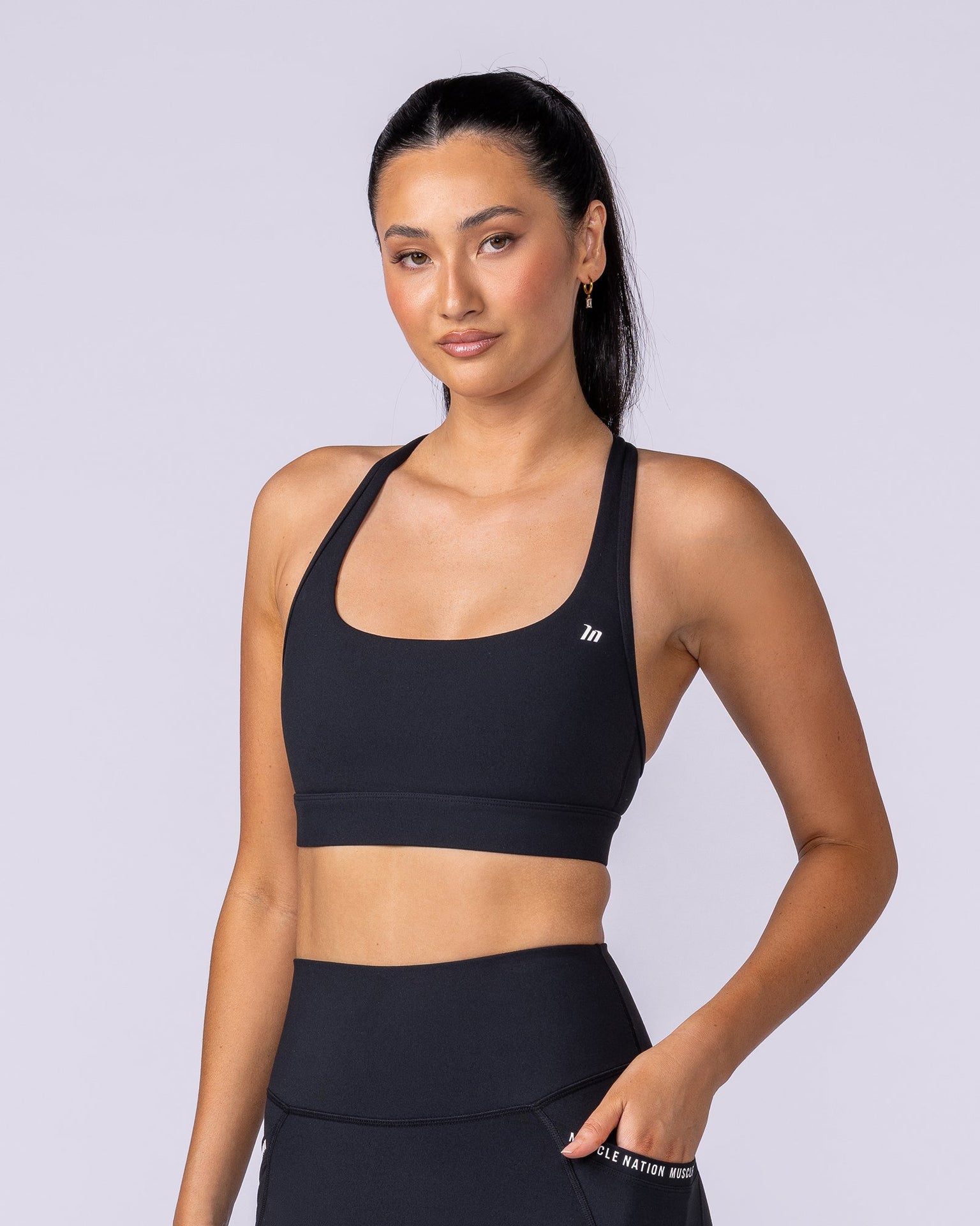 Everything Bra - Black-Sports Bras-XS-112520BLK-XS-MNAPPRL45797-3-Muscle Nation