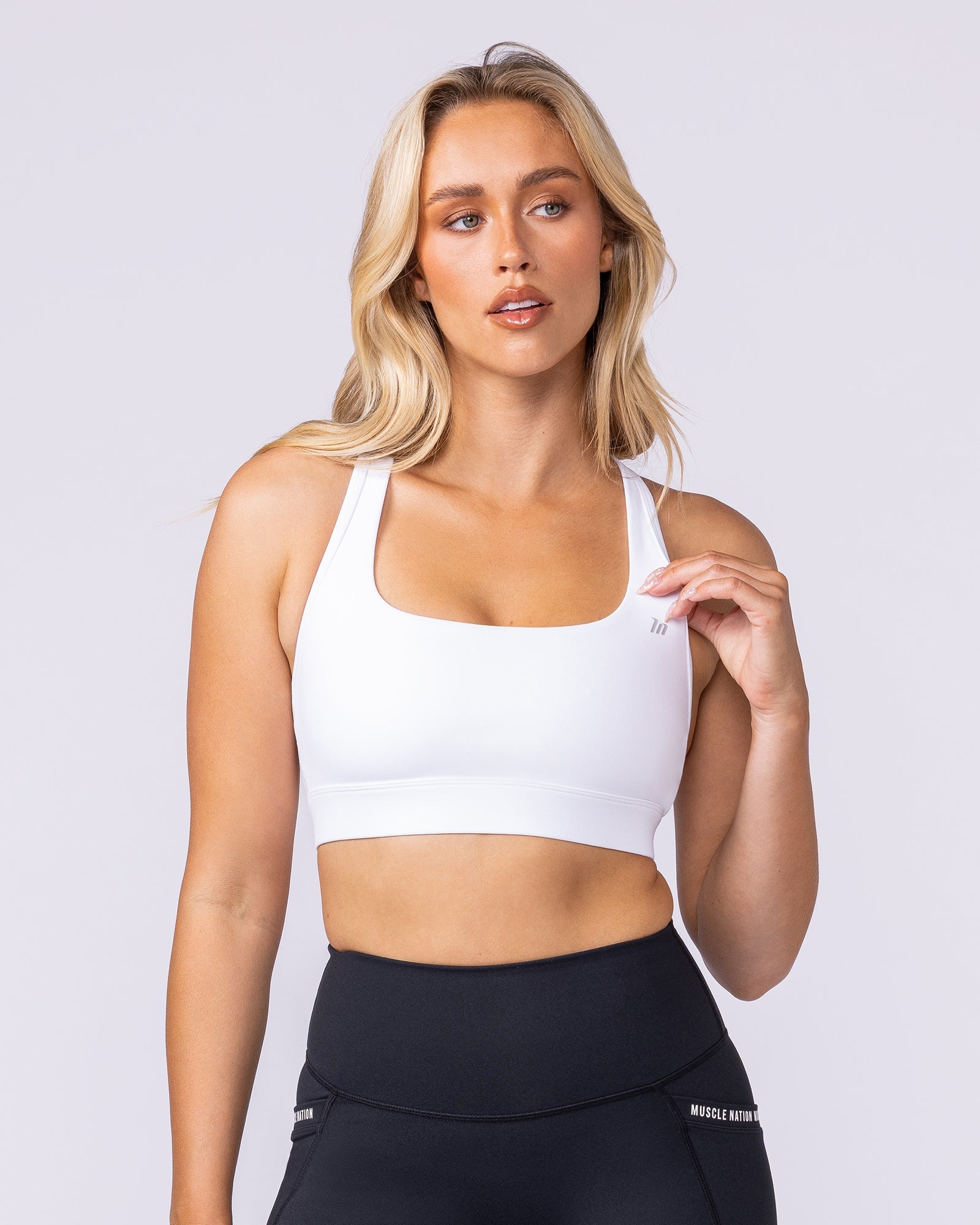 Everything Bra - White-Sports Bras-XS-112520WHT-XS-MNAPPRL45829-3-Muscle Nation
