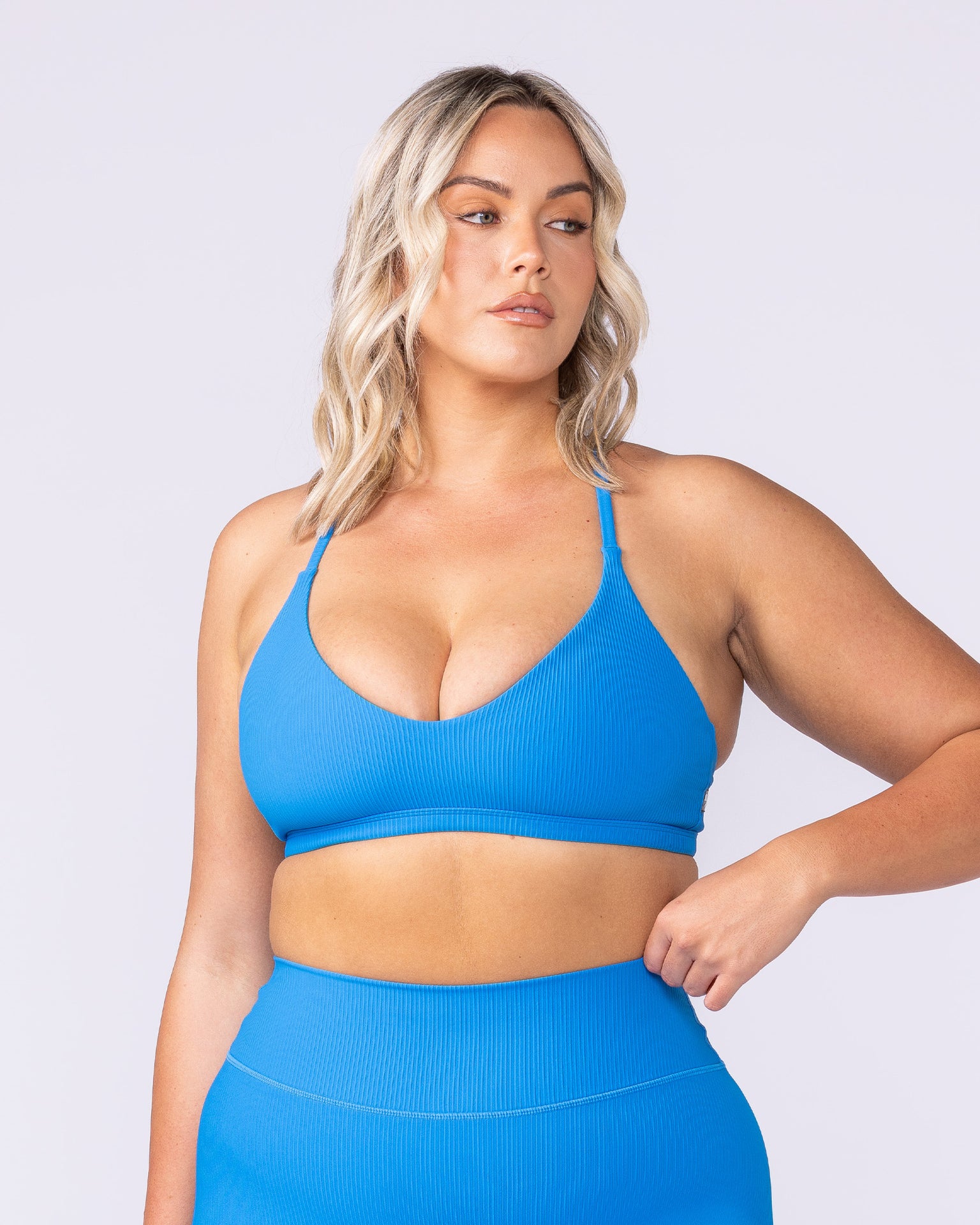 Fantasy Rib Bralette - Malibu-Bralettes-XXS-112503MLBU-XXS-MNAPPRL45854-1-Muscle Nation