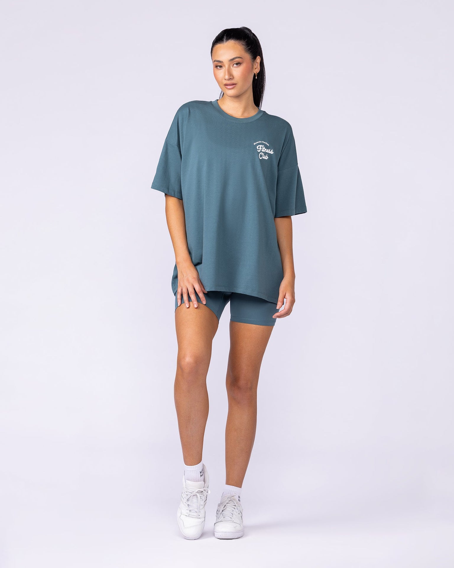 Fizz Oversized Tee - Jaded-T-Shirts-XXS-1125173JDD-XXS-MNAPPRL45887-5-Muscle Nation