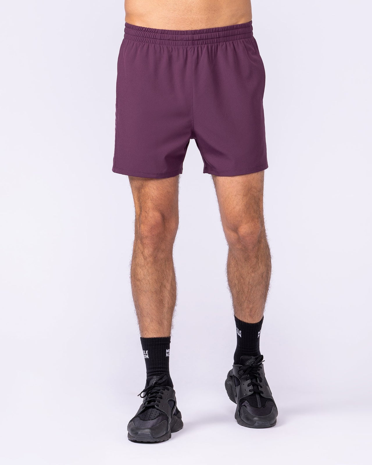 Function 4" Shorts Cranberry - Muscle Nation men's gym shorts, view 3