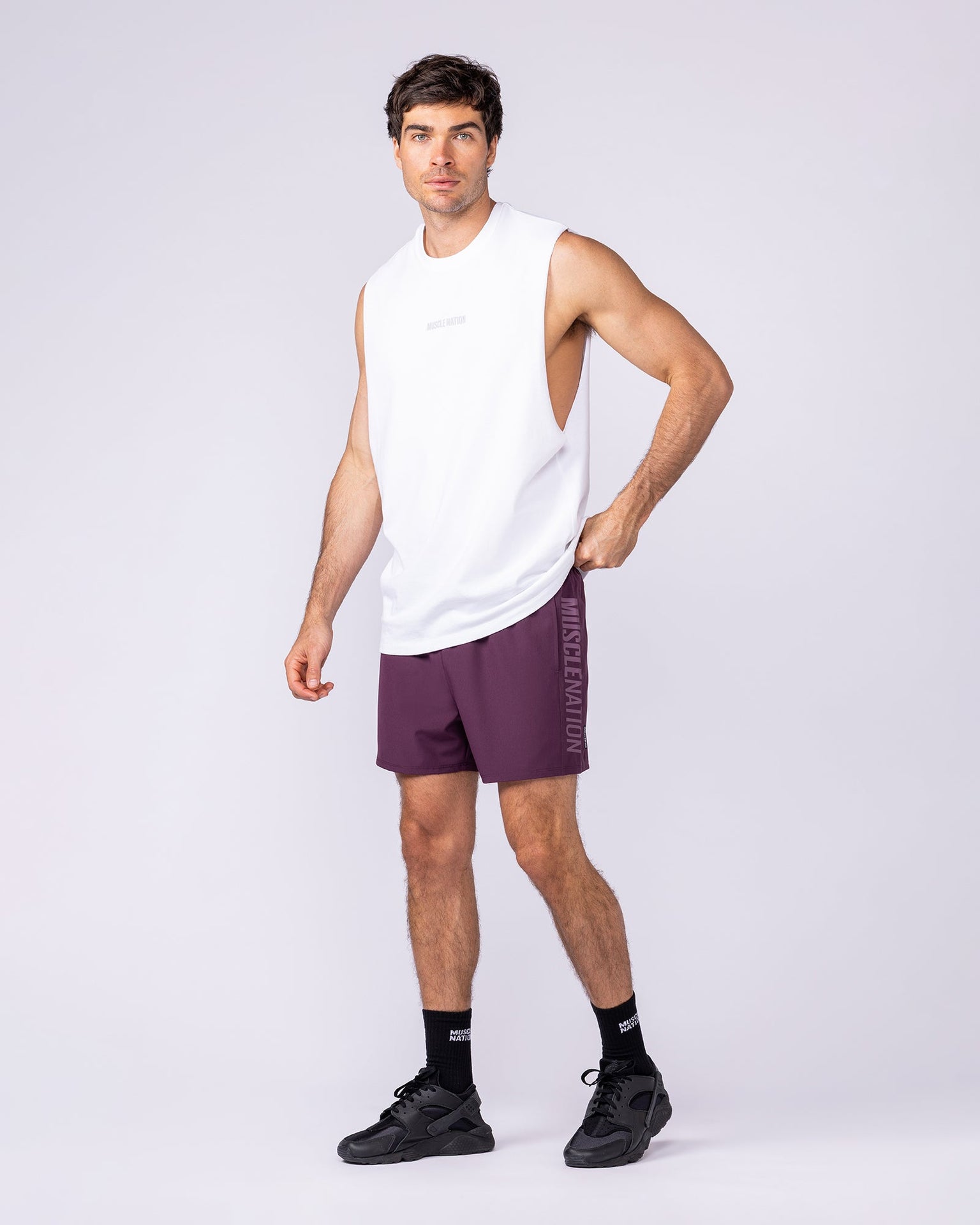 Function 4" Shorts - Cranberry-Shorts-S-112552CBRY-S-MNAPPRL47390-6-Muscle Nation