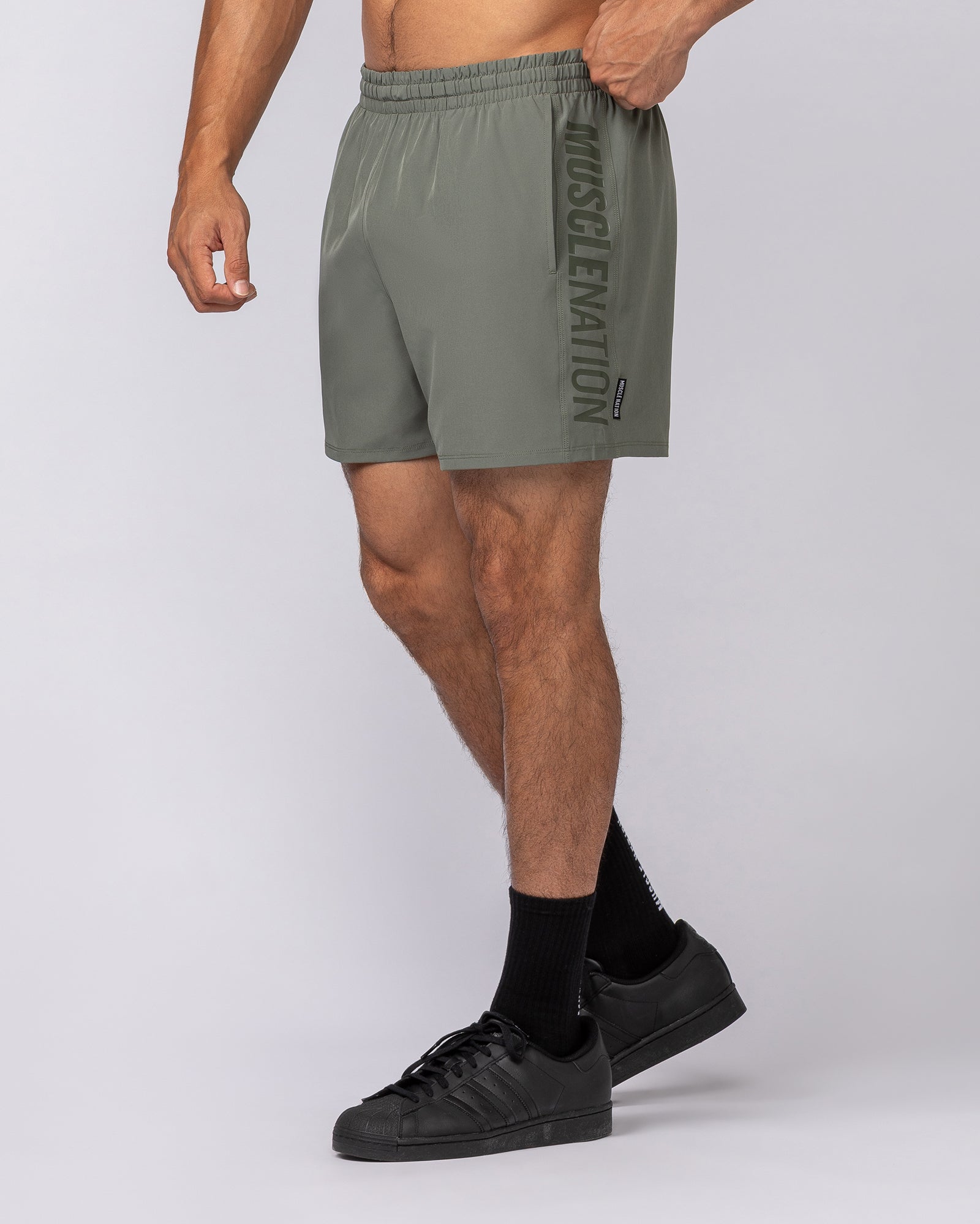 Function 4" Shorts Ivy - Muscle Nation men's gym shorts