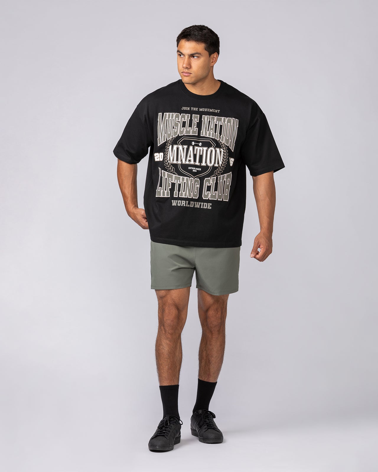 Function 4" Shorts Ivy - Muscle Nation men's gym shorts, view 6