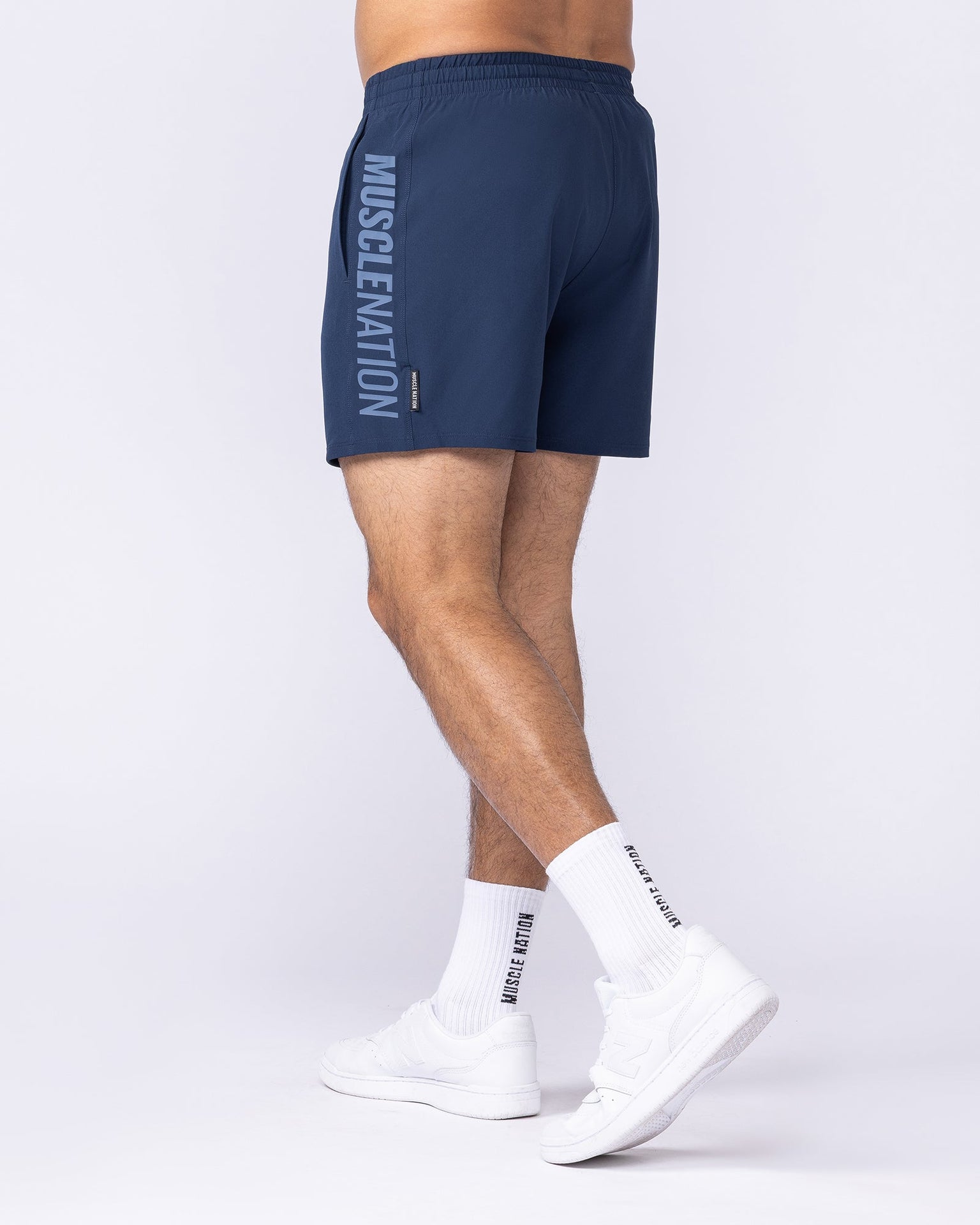 Function 4" Shorts - Navy-Shorts-S-042362NAVY-S-MNAPPRL22312-2-Muscle Nation