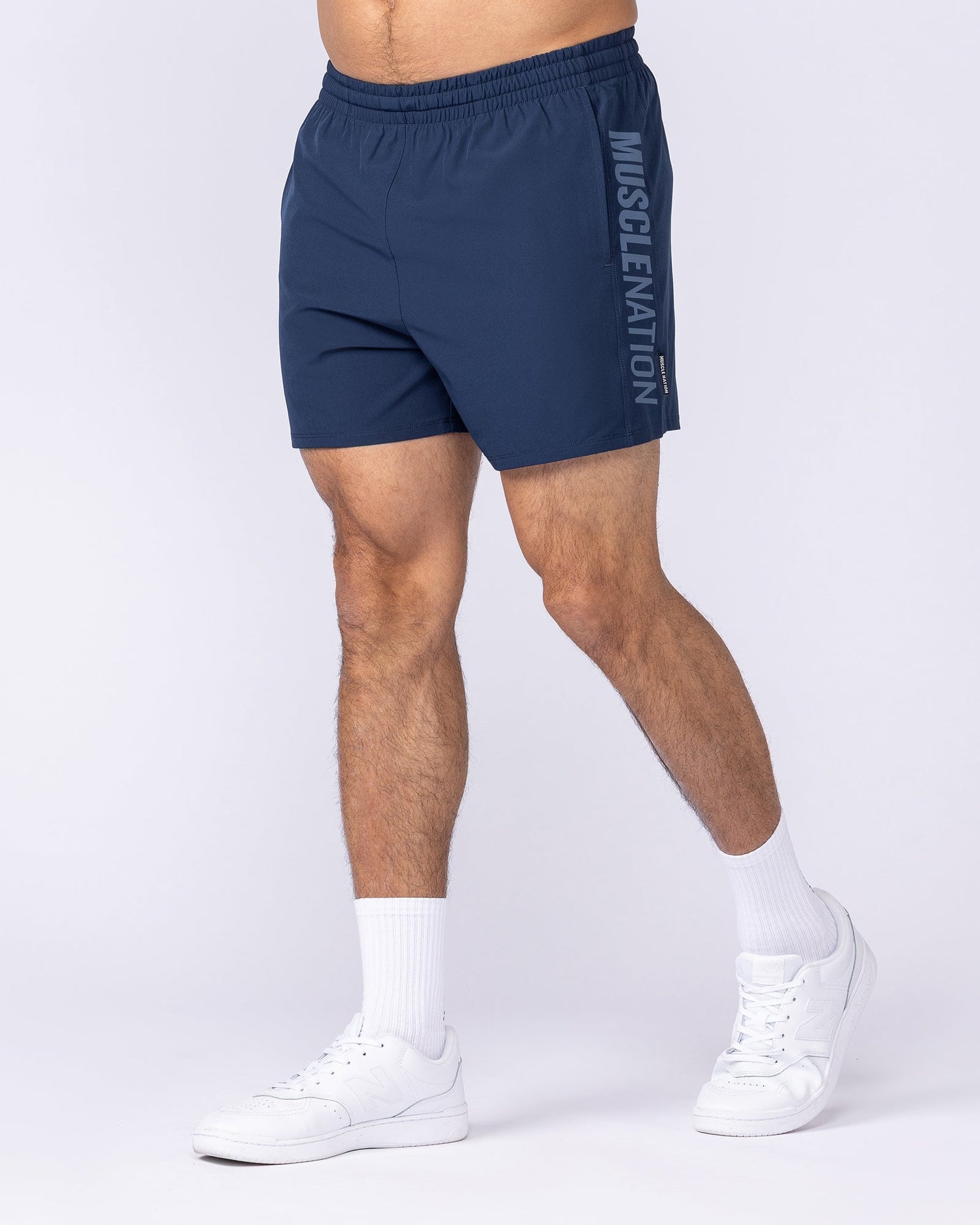 Function 4" Shorts - Navy-Shorts-S-042362NAVY-S-MNAPPRL22312-4-Muscle Nation