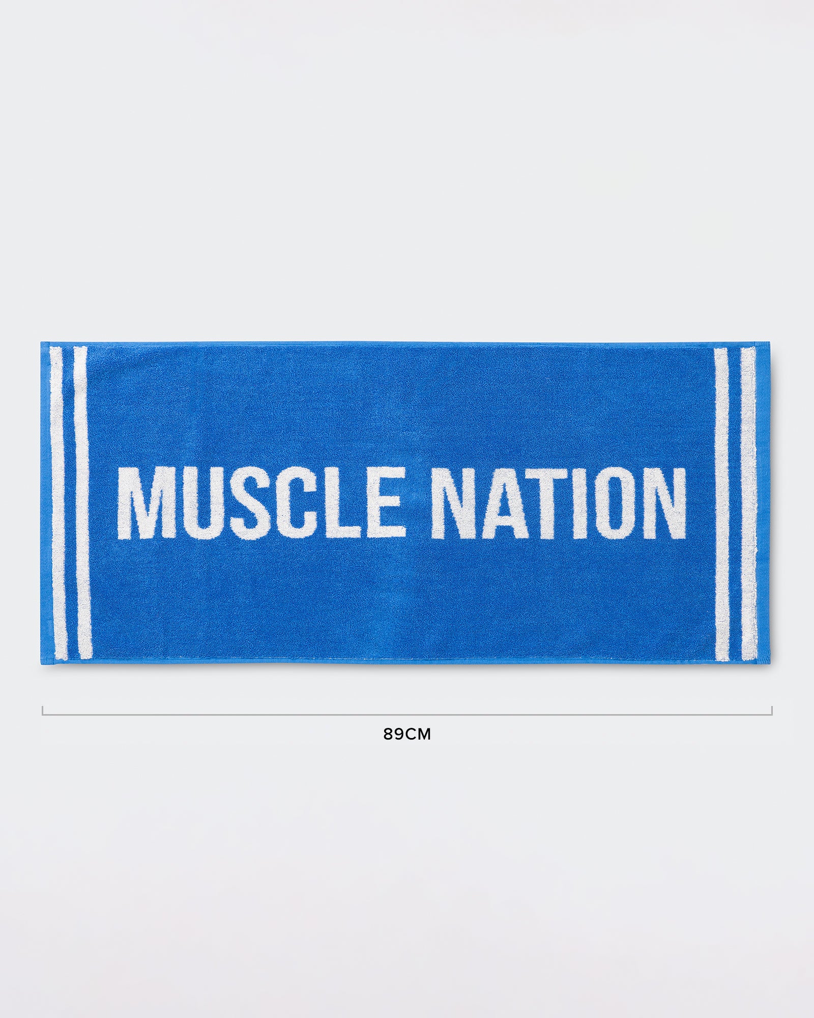 Sweat Towel - Azure Blue/White-Accessories-Azure Blue / White-ACC022564AZBLWH-ONE-MNAPPRL42431-1-Muscle Nation