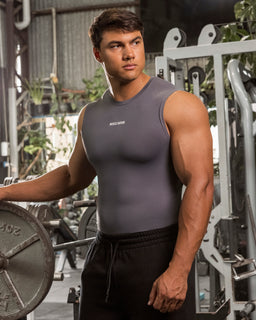 Apex Sleeveless Tee - Tornado-Singlets & Tanks-S-042649TRNDO-S-MNAPPRL50554-1-Muscle Nation