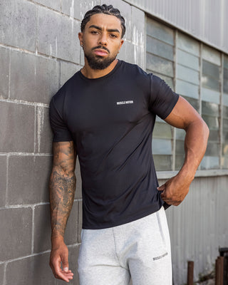 Climaflex Active Tee - Black-T-Shirts-XS-032545BLK-XS-MNAPPRL43395-1-Muscle Nation