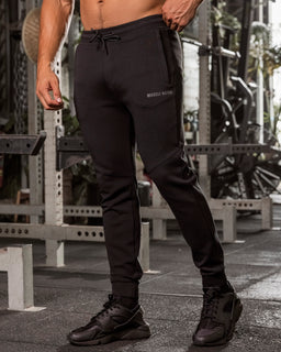 Essential Tech Pants - Black-Bottoms-S-042641BLK-S-MNAPPRL50448-1-Muscle Nation