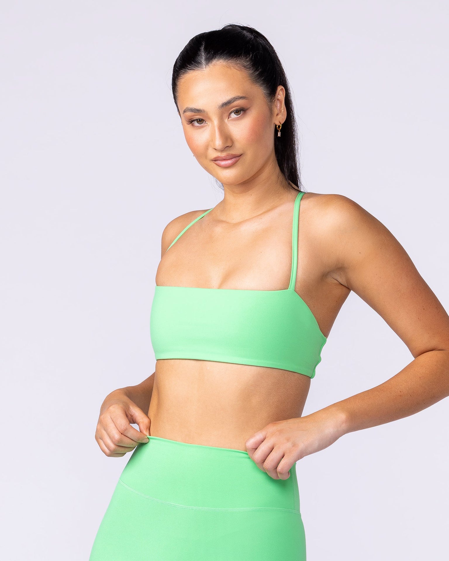 Halo Bralette - Neon Apple-Bralettes-XXS-112519NEOAPPL-XXS-MNAPPRL45975-3-Muscle Nation