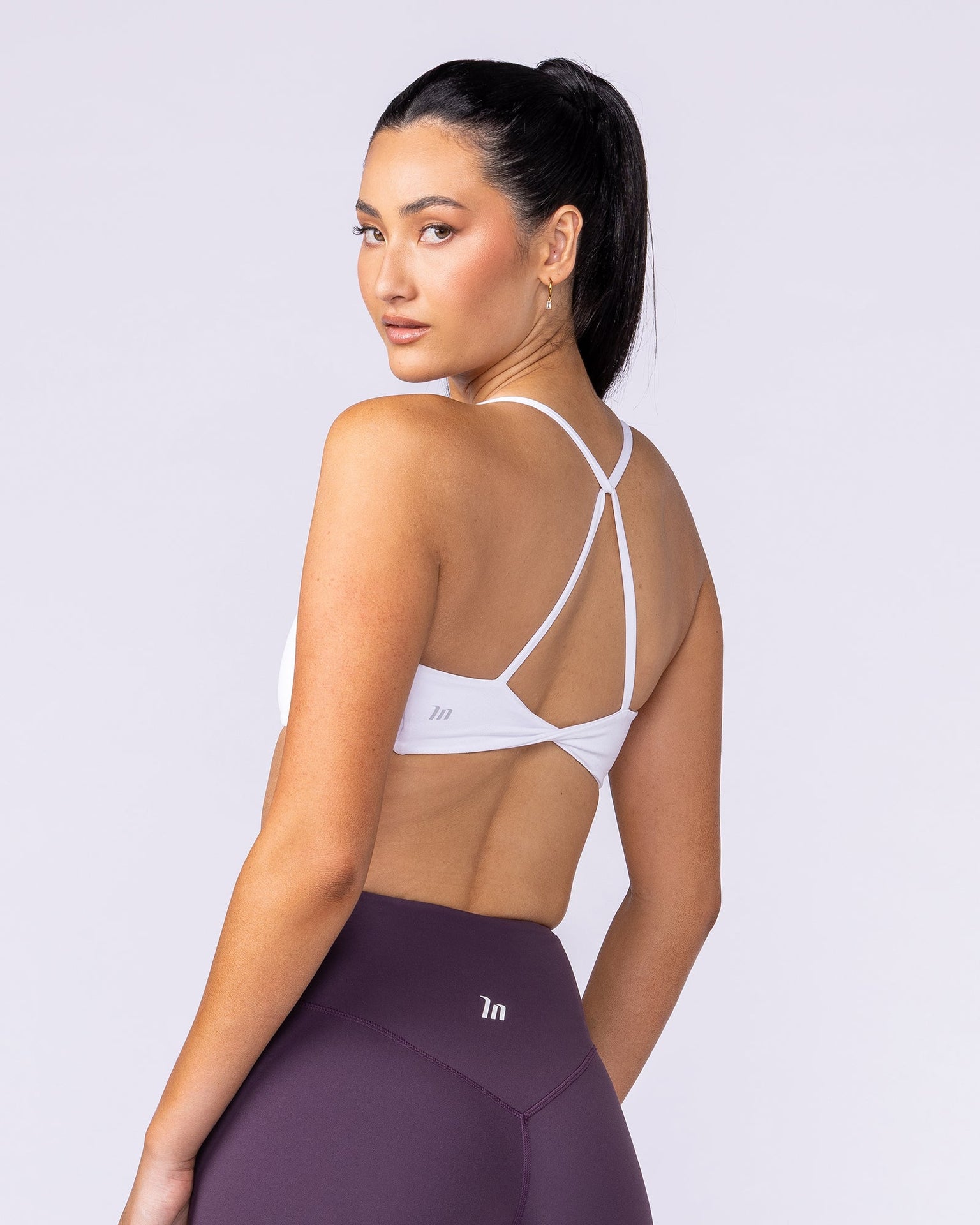 Halo Bralette - White-Bralettes-XXS-112519WHT-XXS-MNAPPRL45991-2-Muscle Nation