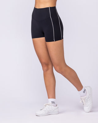 Haze Shorty Shorts - Black-Shorts-XXS-1125124BLK-XXS-MNAPPRL46047-2-Muscle Nation
