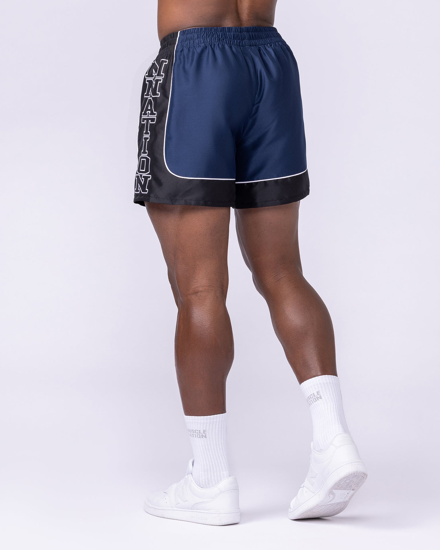 Headliner 5" Shorts - Navy-Shorts-S-112556NAVY-S-MNAPPRL47404-2-Muscle Nation