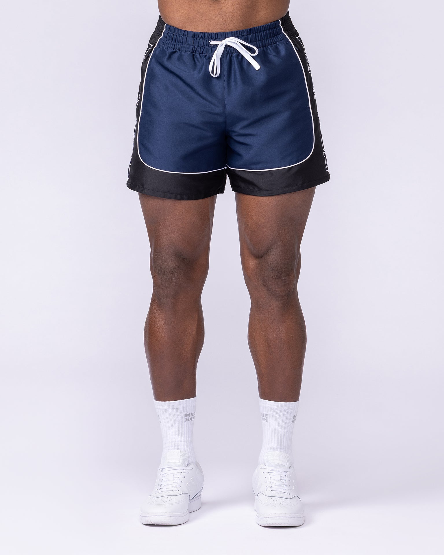 Headliner 5" Shorts - Navy-Shorts-S-112556NAVY-S-MNAPPRL47404-3-Muscle Nation