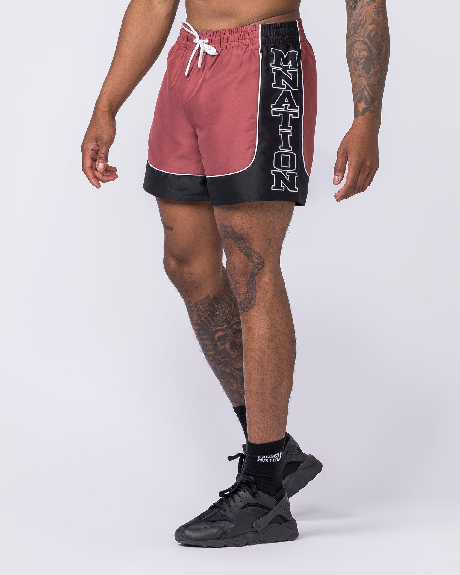 Headliner 5" Shorts - Rust-Shorts-S-022620RST-S-MNAPPRL48663-2-Muscle Nation